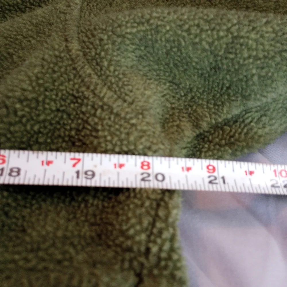 Vintage Patagonia Synchilla Marsupial 1/2 Zip Pullover Men's Medium Olive Green - Picture 6 of 7